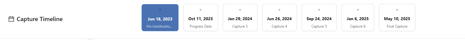 Capture Timeline bar